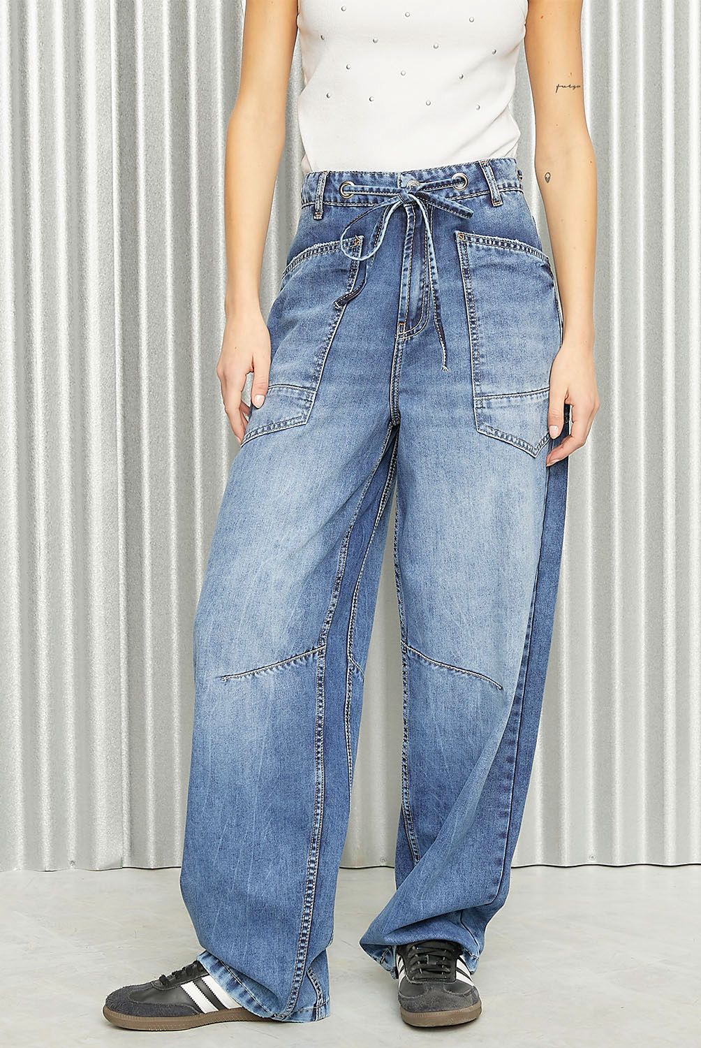 AMERICANINO - Jeans Baggy Mujer Americanino