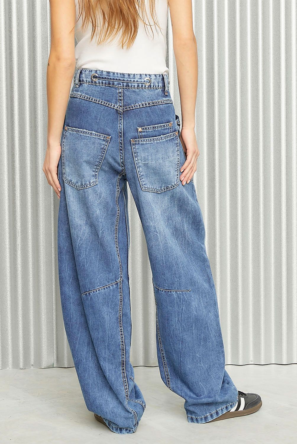 AMERICANINO - Jeans Baggy Mujer Americanino
