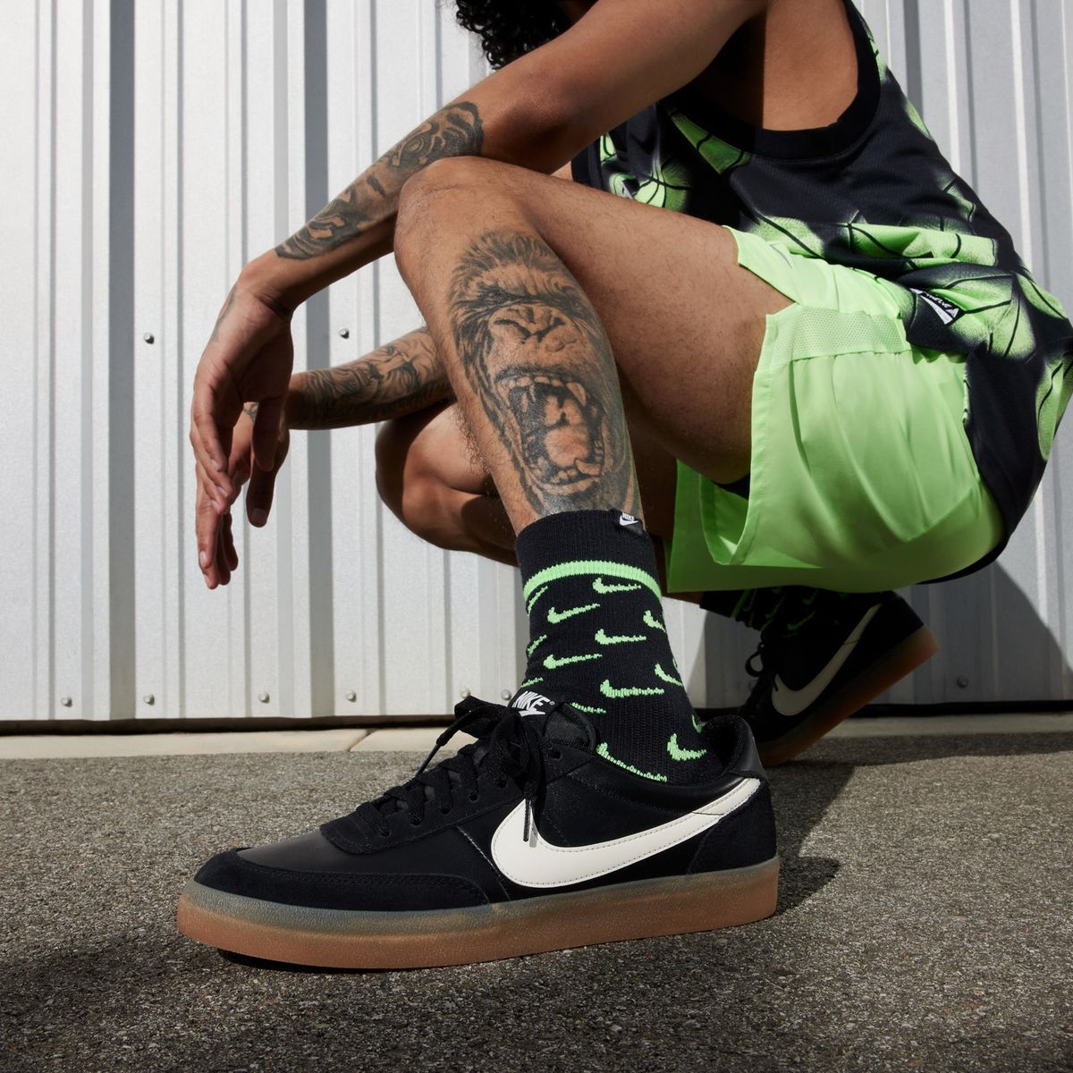 NIKE - Killshot 2 Zapatilla Urbana Hombre Cuero Negro Nike