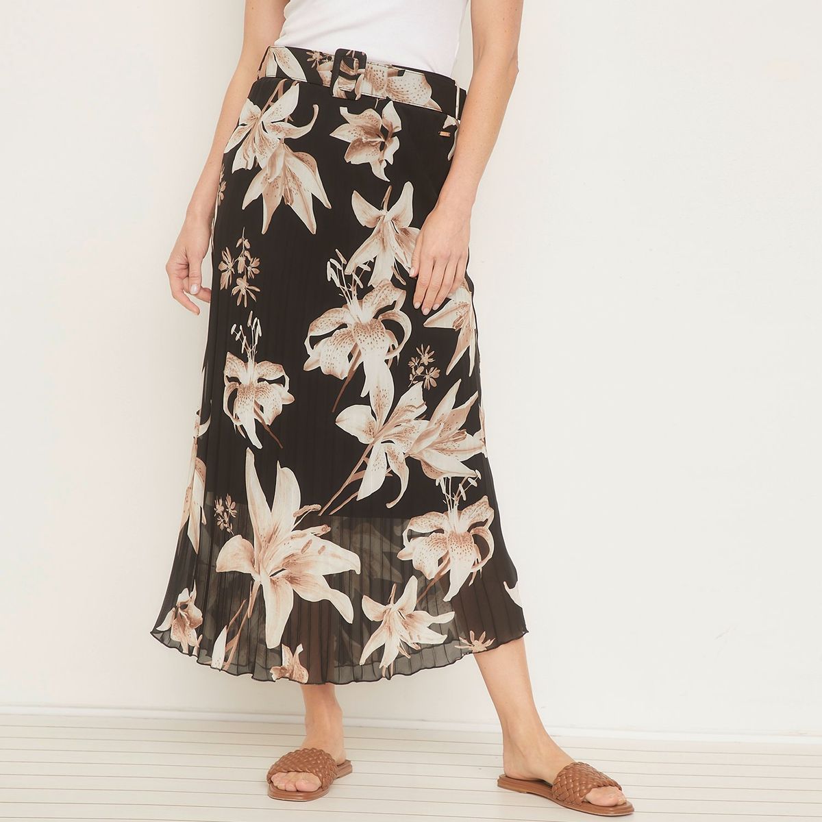 S COCCI - Falda Midi S.Cocci Mujer Diseño Liso