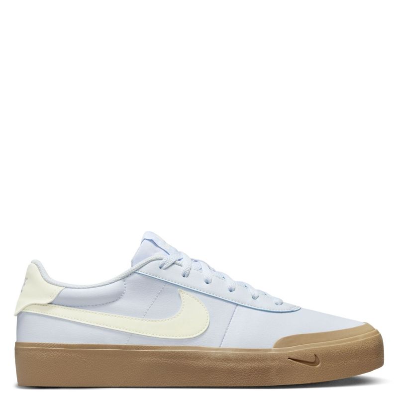 NIKE - Court Shot Zapatilla Urbana Hombre Cuero Azul Nike