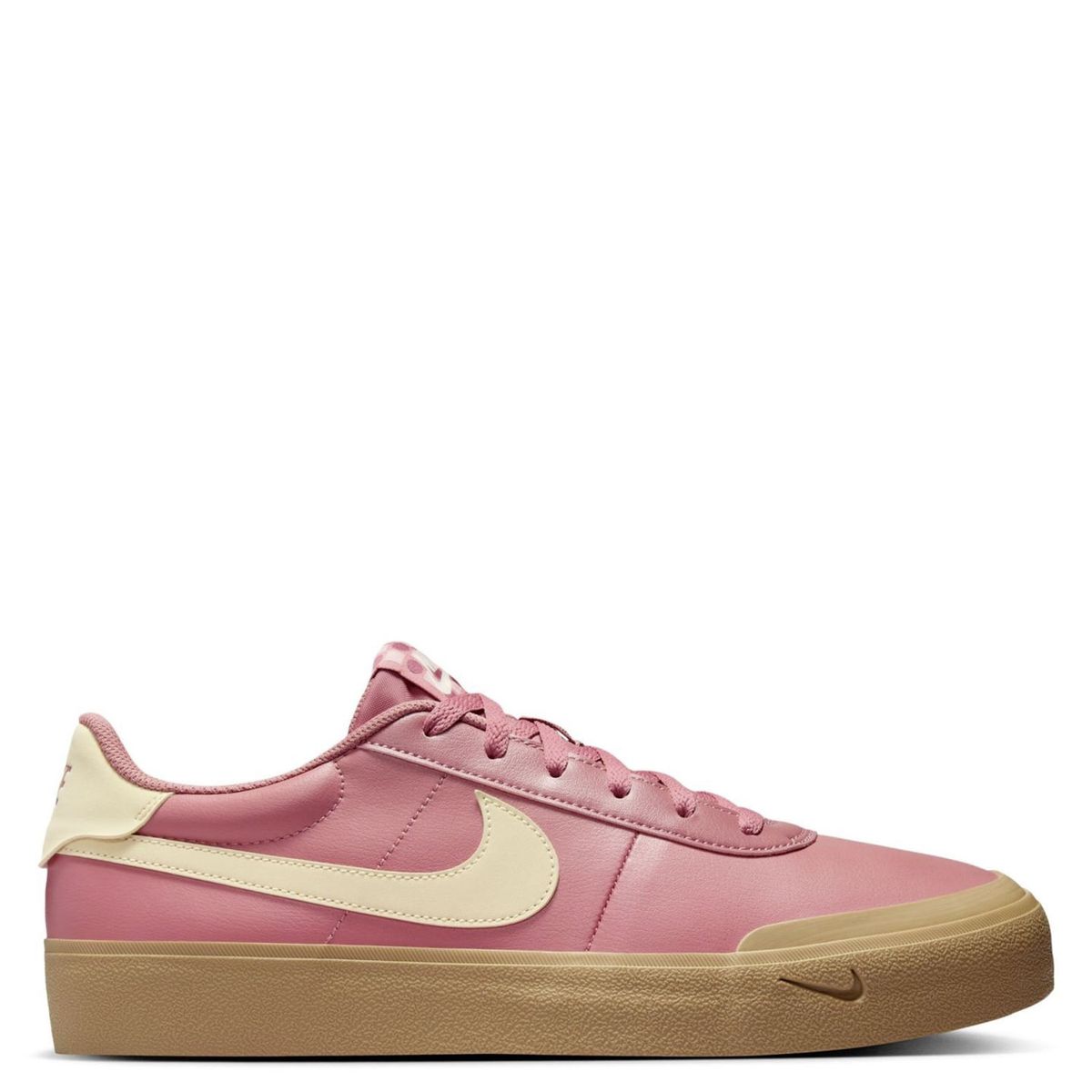 NIKE - Court Shot Zapatilla Urbana Hombre Cuero Rojo Nike