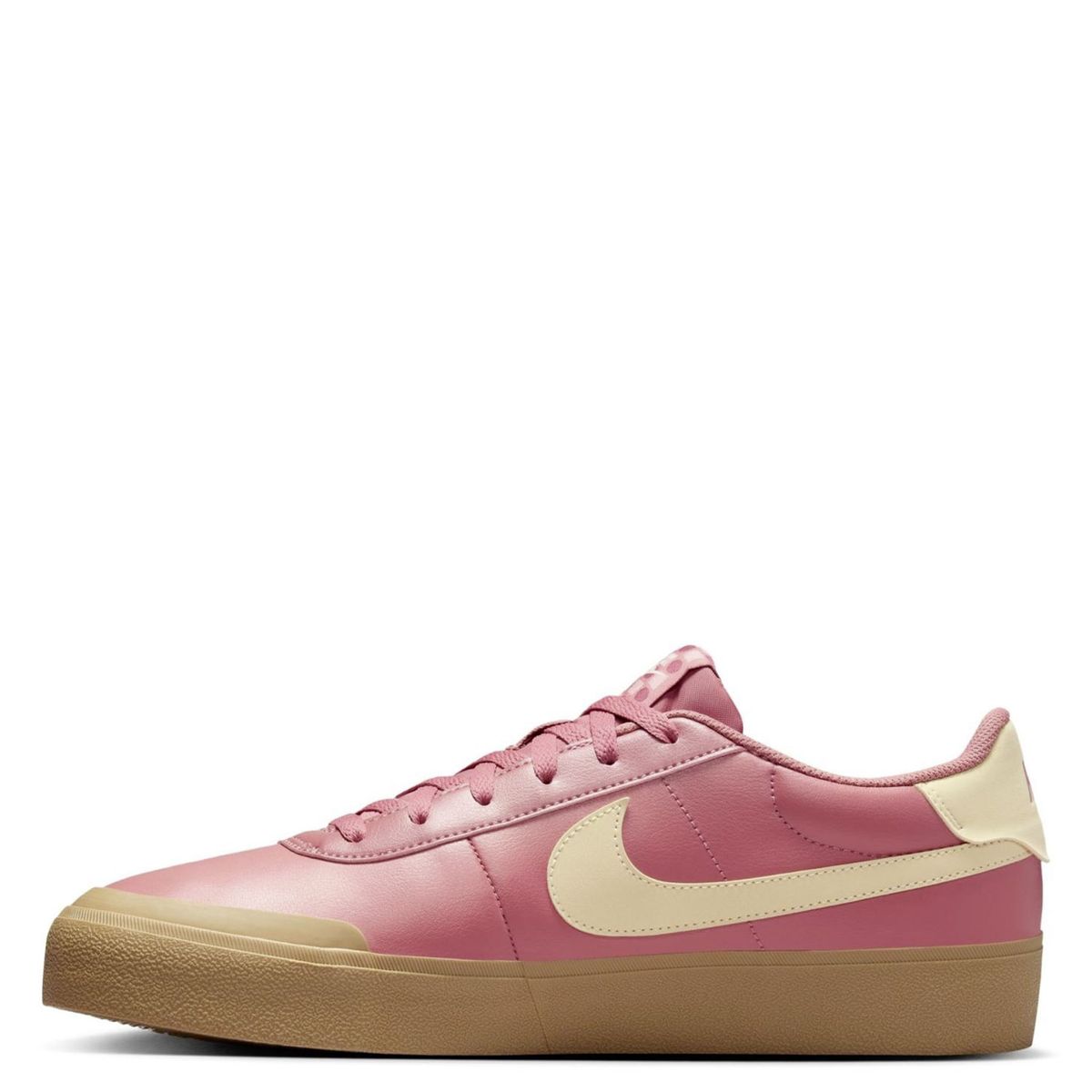 NIKE - Court Shot Zapatilla Urbana Hombre Cuero Rojo Nike
