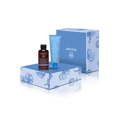APIVITA - Set Hidratación AQUA BEELICIOUS Crema con Color 40ml + Crema Espuma Limpiadora 75ml