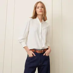 BASEMENT - Blusa Manga Larga Algodón Mujer