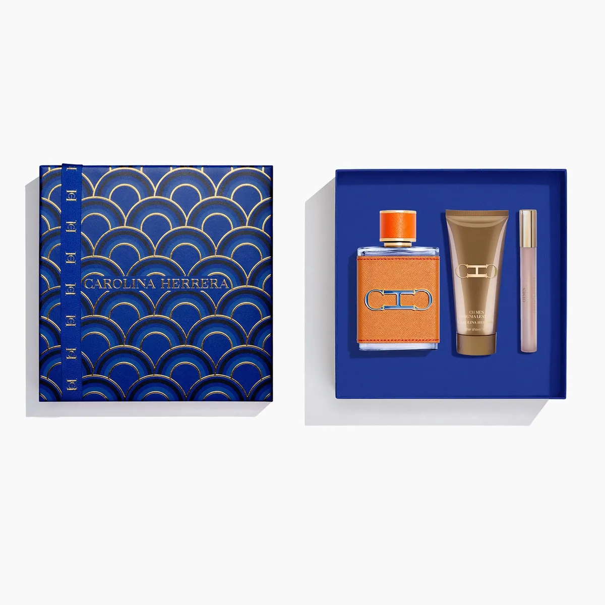 CAROLINA HERRERA - Set Perfume Hombre Cht Men Pasión Edp 100Ml + After Shave Balm 100Ml + Edp 10Ml Carolina Herrera