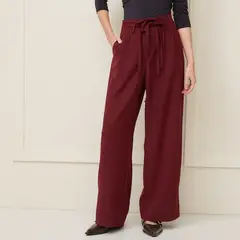 BASEMENT - Pantalón Regular Tiro Medio Mujer