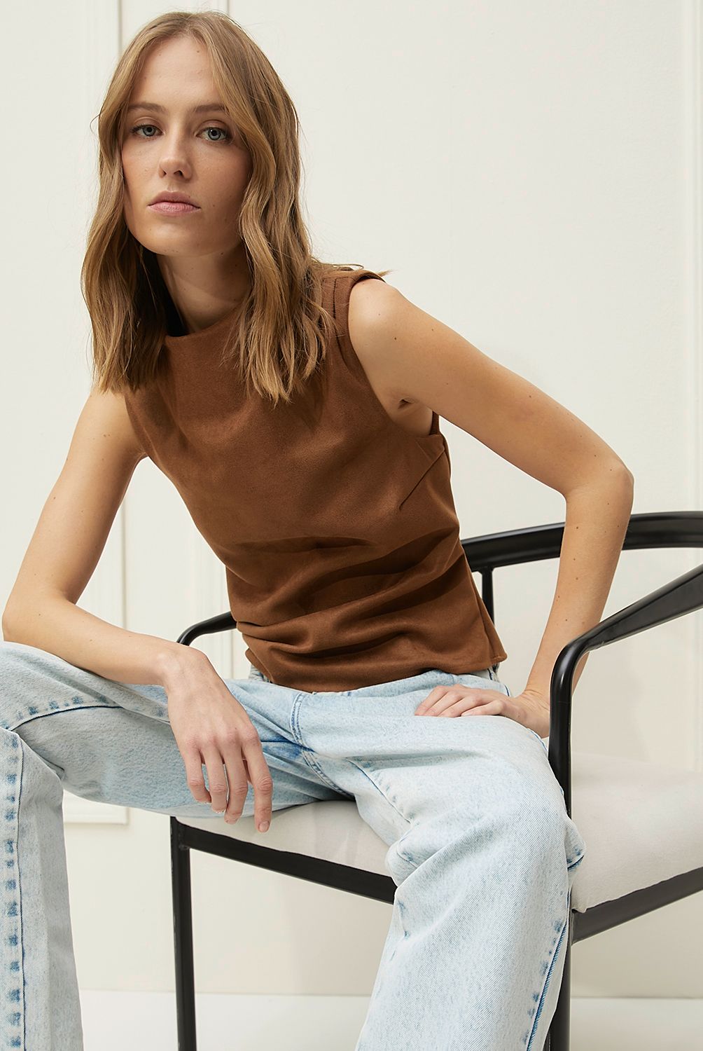 BASEMENT - Blusa Manga Corta Mujer Basement