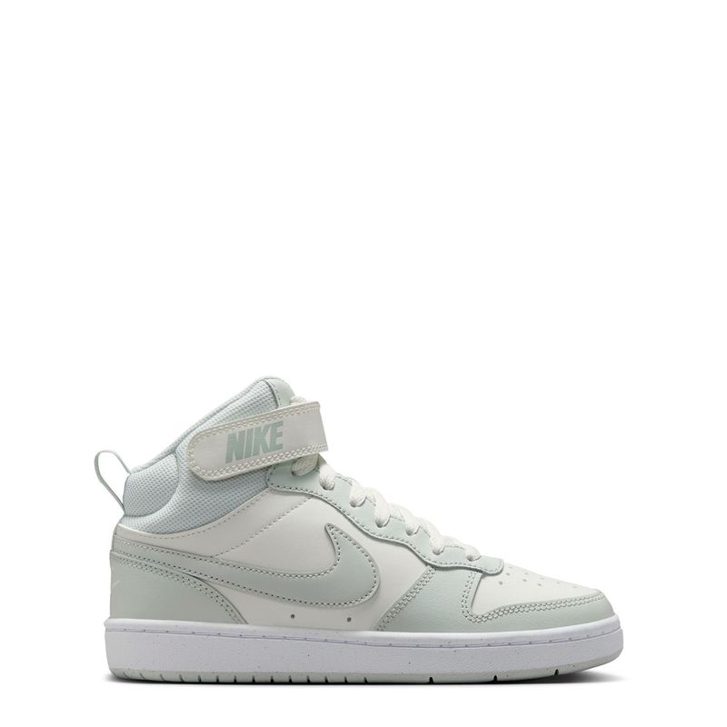 NIKE - Court Borough Mid 2 Zapatilla Urbana Niño Blanco (34.5 a 37.5) Nike