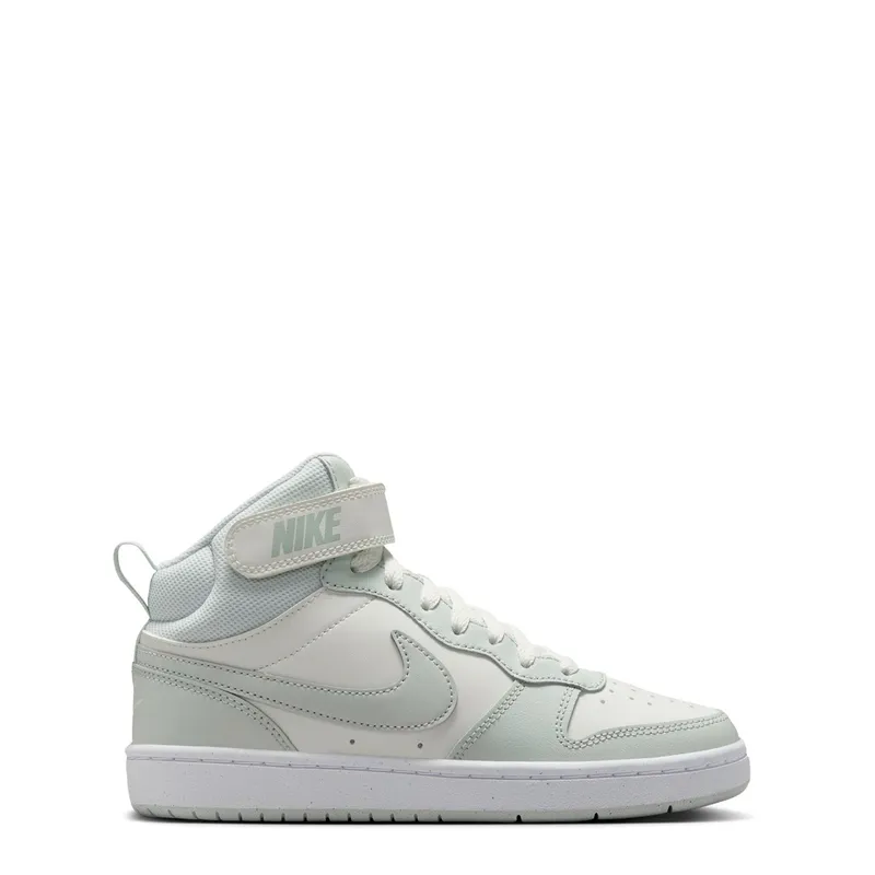 NIKE - Court Borough Mid 2 Zapatilla Urbana Niño Blanco (34.5 a 37.5) Nike