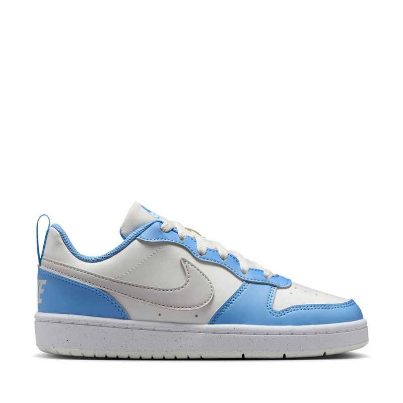 NIKE - Court Borough Low Recraft Zapatilla Urbana Niña Blanco (34.5 a 37.5) Nike