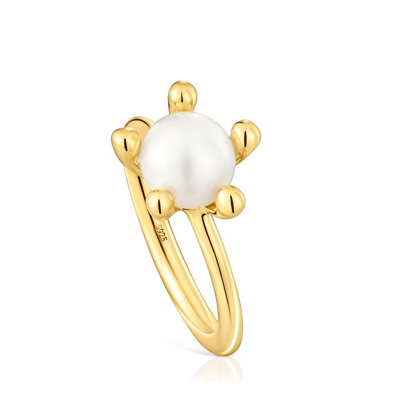 TOUS - Anillo Bañado en Oro Mujer Tous