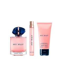 GIORGIO ARMANI - Set Perfume Mujer My Way Eau de Parfum 90ml + 10ml+ Loción Corporal 50ml