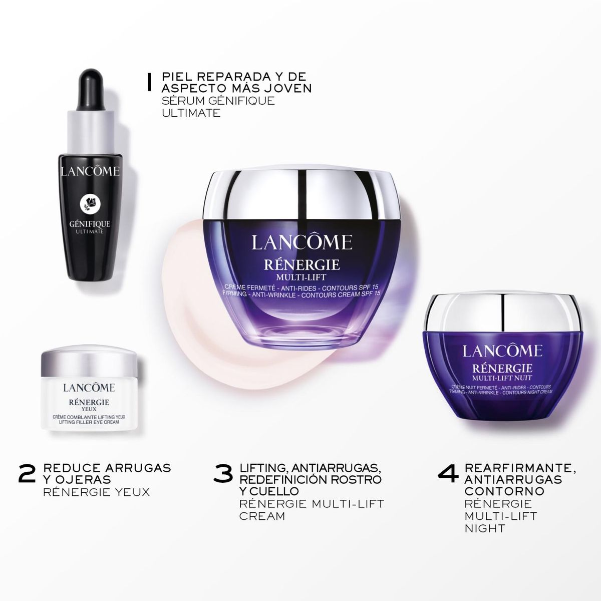 LANCOME - Set Antiedad Crema Rénergie Multi-lift 50ml Lancôme