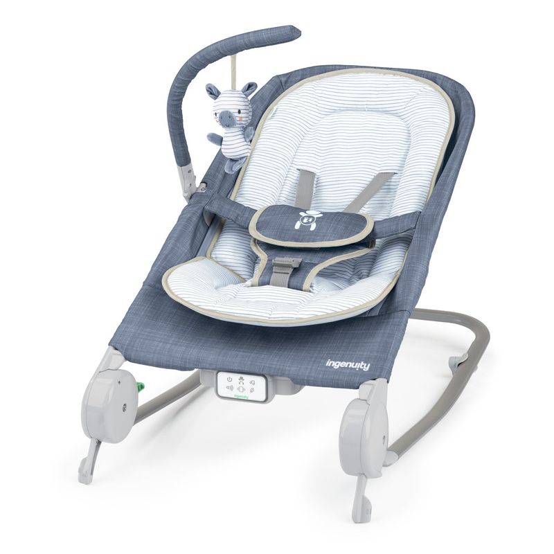 INGENUITY - Silla Nido Rocker Happy Belly Chambray Ingenuity