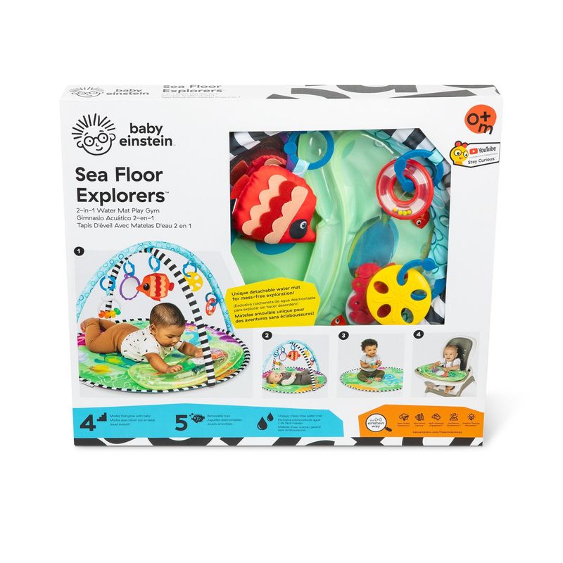 BABY EINSTEIN - Gimnasio Water Mat Be 2 en 1 Baby Einstein