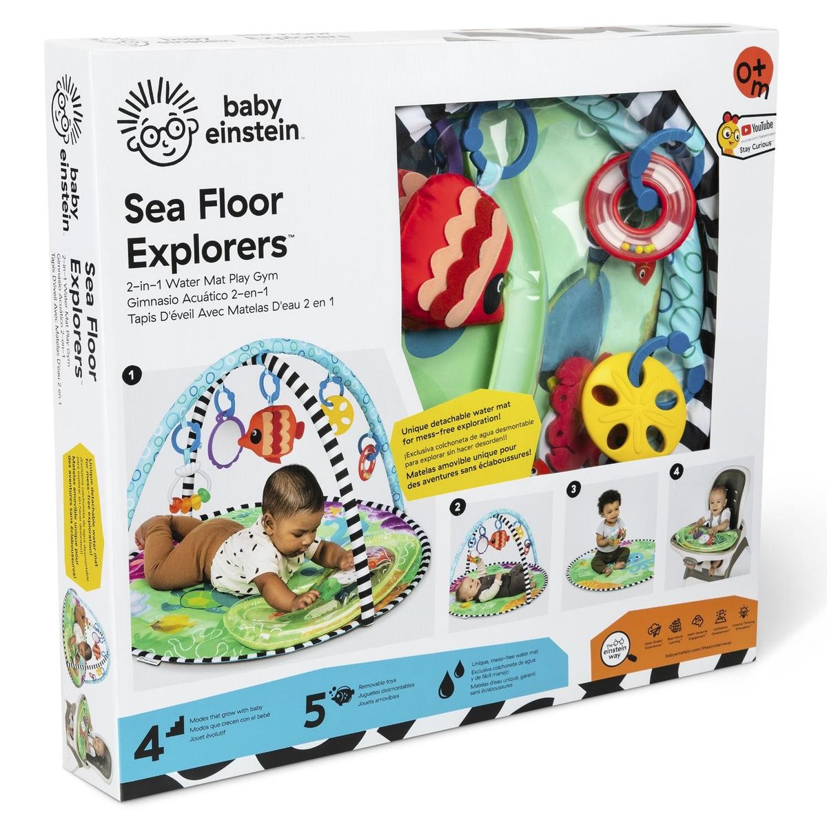 BABY EINSTEIN - Gimnasio Water Mat Be 2 En 1 Baby Einstein