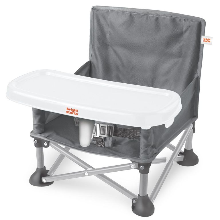 BRIGHT STARTS Silla Tipo Booster Pop N Sit Grey