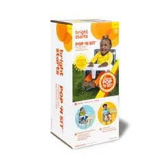 BRIGHT STARTS - Silla Tipo Booster Pop N Sit Gris