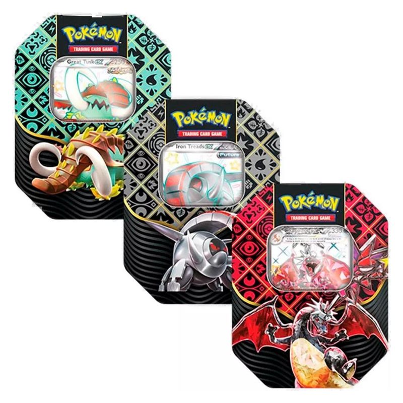 POKEMON - Tcg Cartas Pokemon Scarlet Violet Paldean Fates Tin 4107