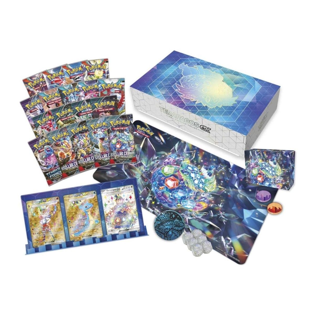 POKEMON - Tcg Cartas Pokemon Terapagos Ultra Premium Collection English