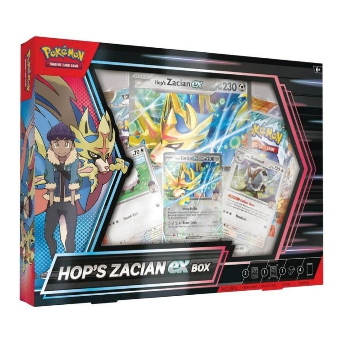 POKEMON - Tcg Cartas Pokemon Hops Zacian Ex Box Español