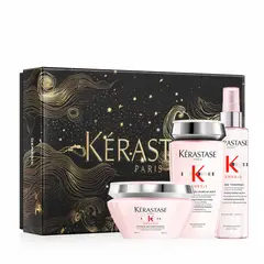 KERASTASE - Cofre Anticaída Shampoo + Máscara + Texturizante Para Cabello Debilitado Genesis