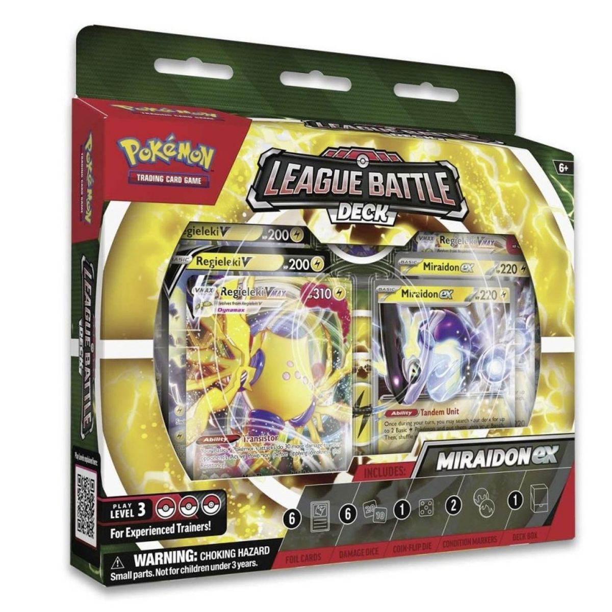 POKEMON - Tcg Cartas Pokemon Miraidon Ex League Battle Deck English