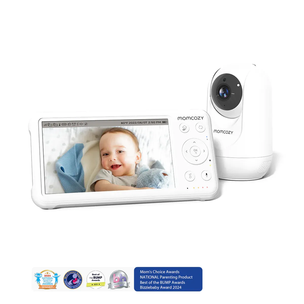 MOMCOZY - Monitor de Bebé Full HD Momcozy