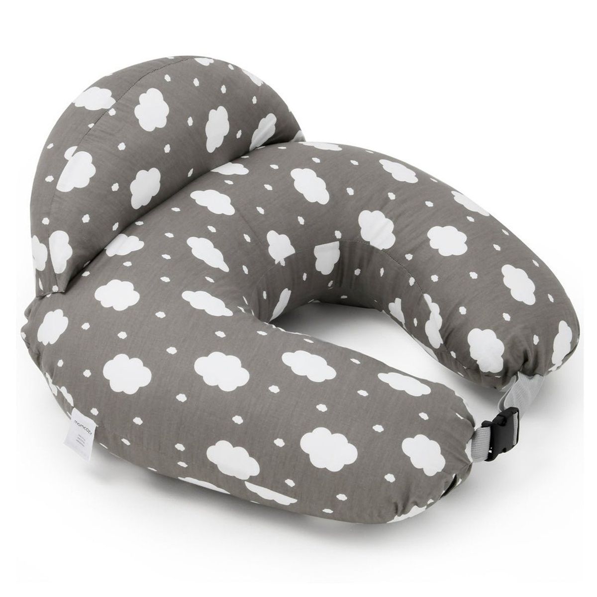 MOMCOZY - Almohada Lactancia Gris