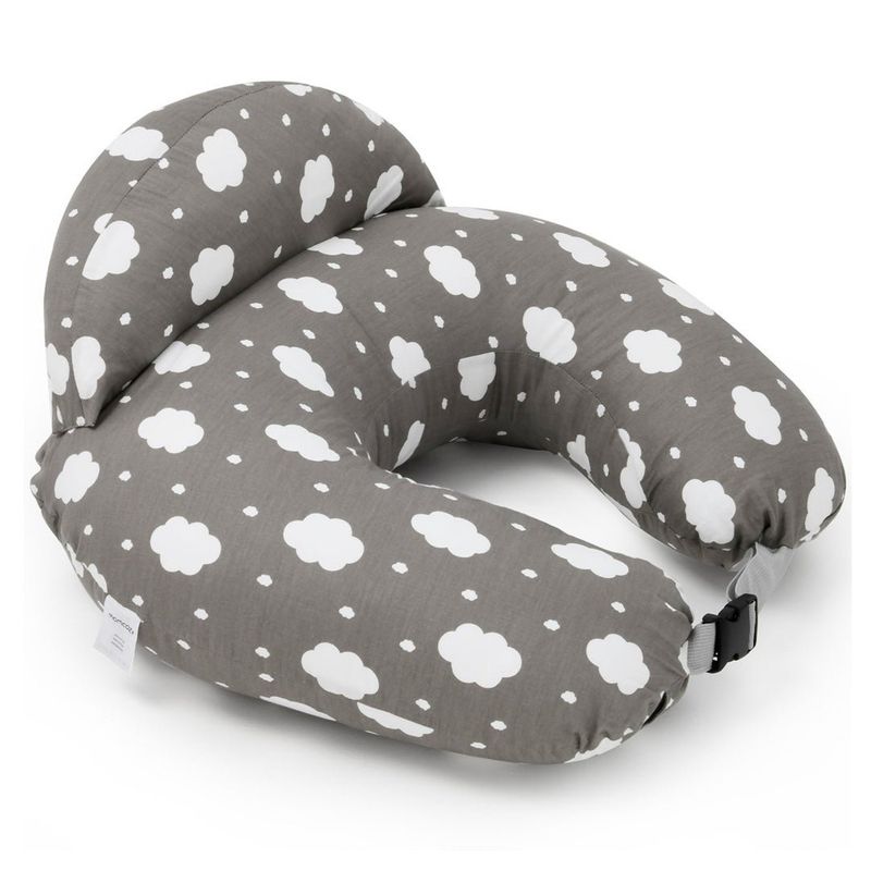 MOMCOZY - Almohada Lactancia Gris