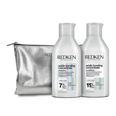 REDKEN - Set ABC Reparación Intensa Cabello Dañado Acidic Bonding Concentrate Shampoo Sin Sulfatos 300ml + Acondicionador 300ml