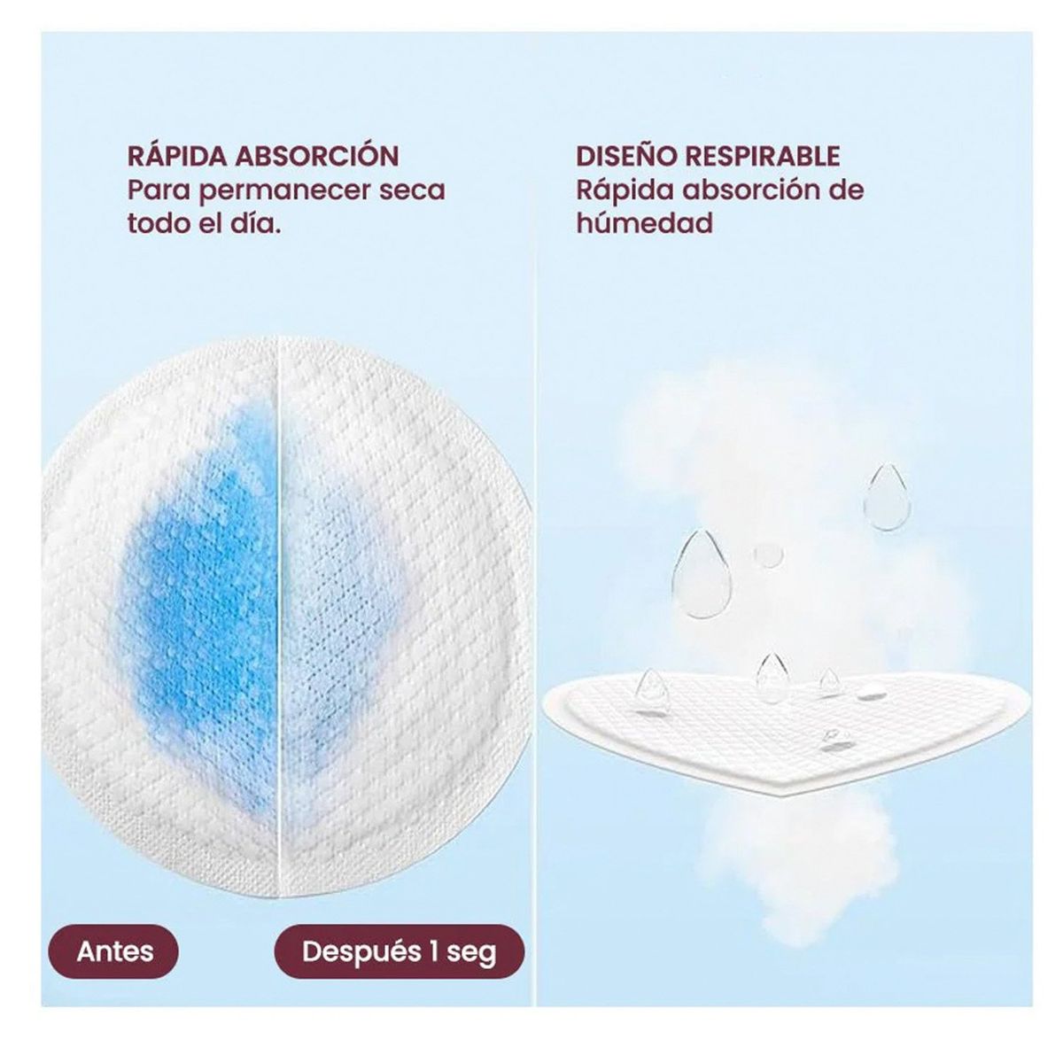 MOMCOZY - Pads Absorbentes Lactancia 120
