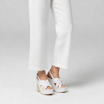 Imagen 2 del producto Sandalia Mujer Cuero Blanco