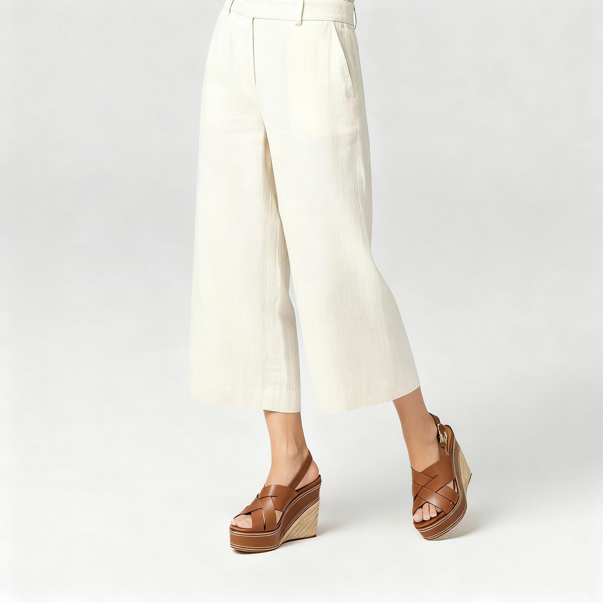 MICHAEL KORS - Sandalia Mujer Cuero Café Michael Kors