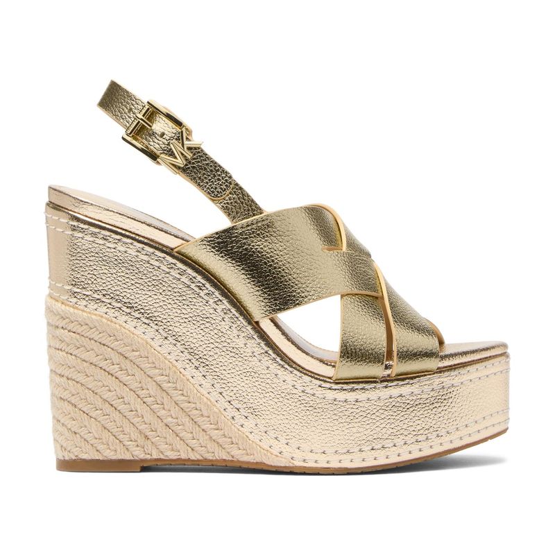 MICHAEL KORS - Sandalia Mujer Cuero Amarillo Michael Kors
