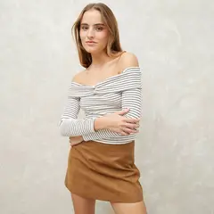 SYBILLA - Polera Manga Larga Mujer