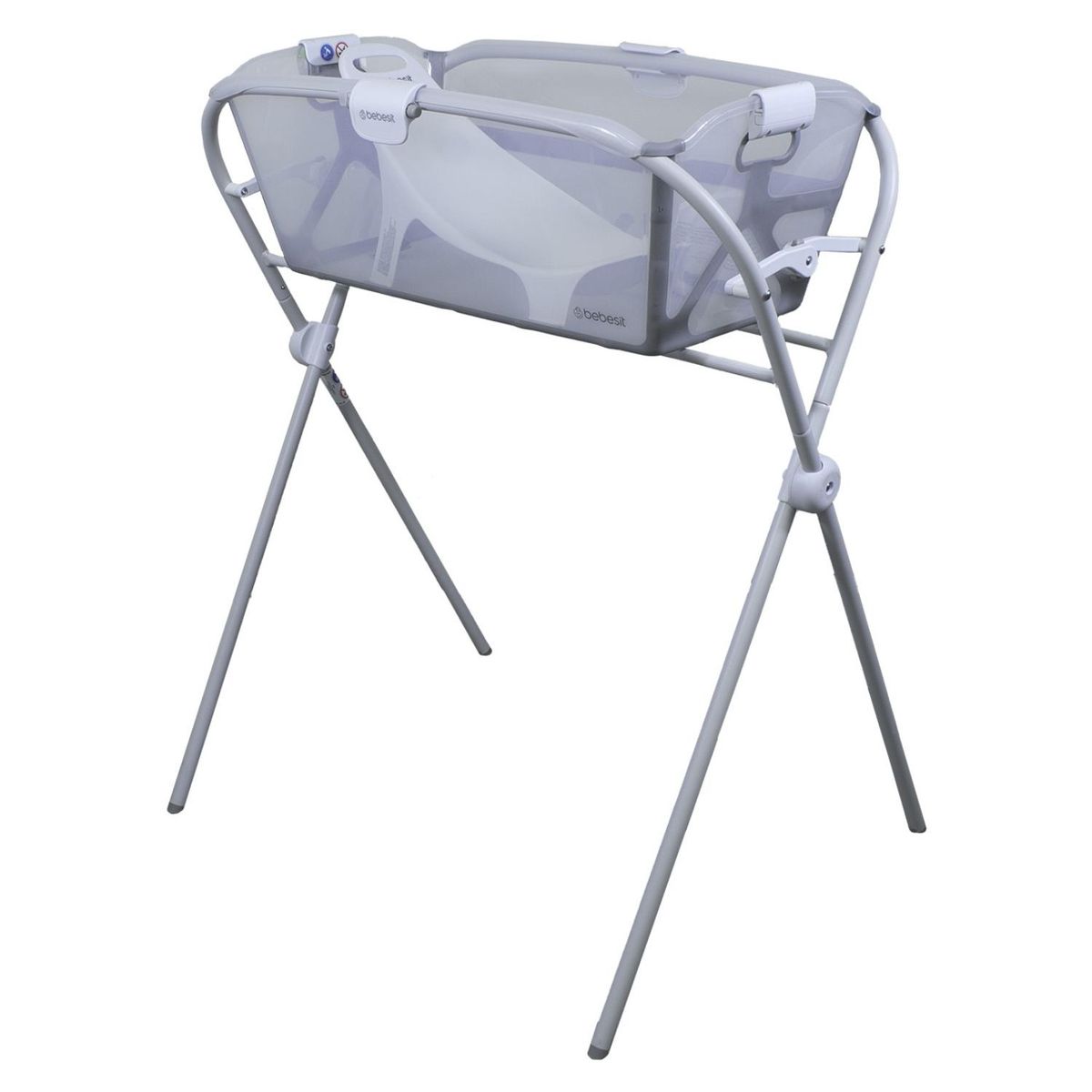 BEBESIT - Bañera Flexi 3 en 1 Plegable + Soporte de Bebesit