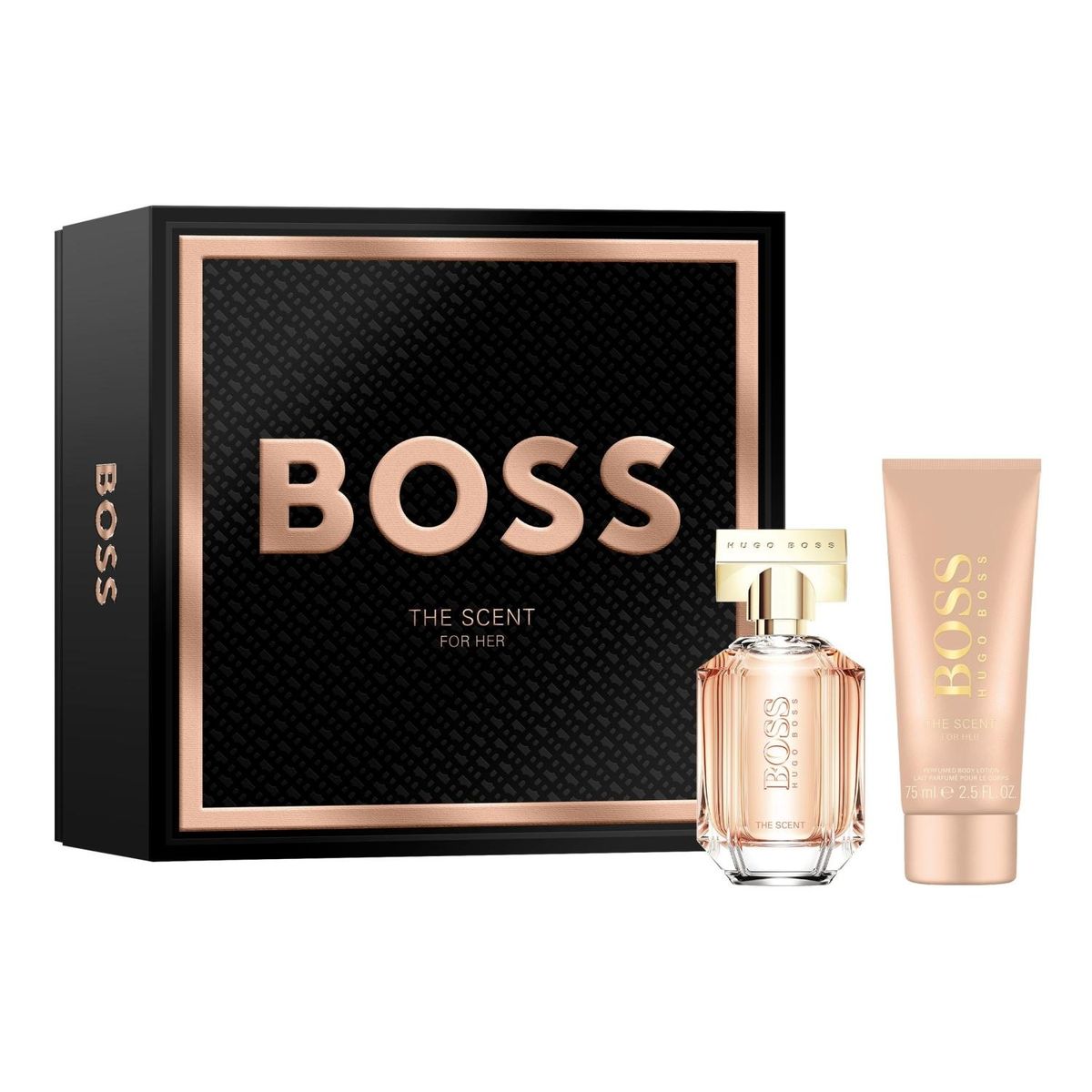 HUGO BOSS - Set BOSS The Scent Eau De Parfum Para Mujer 50 Ml + Body Lotion 75 Ml