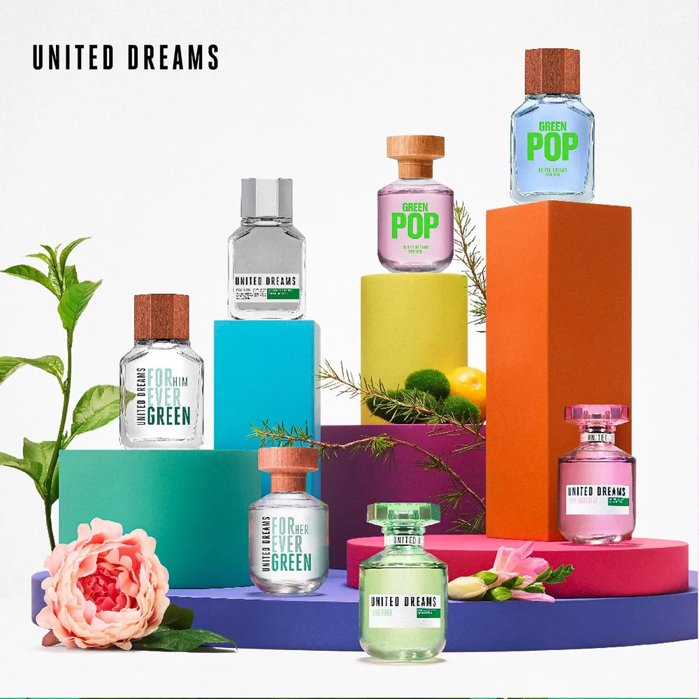 Benetton United Dreams Green Pop for Her EDT 80 ml, foto 5