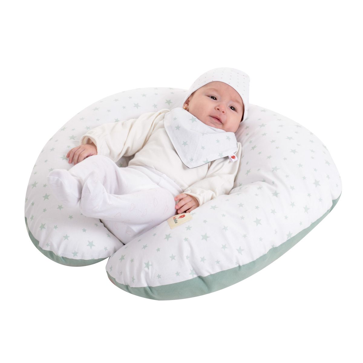 AMAMANTAS - Cojín de Lactancia Algodón Blanco Amamantas