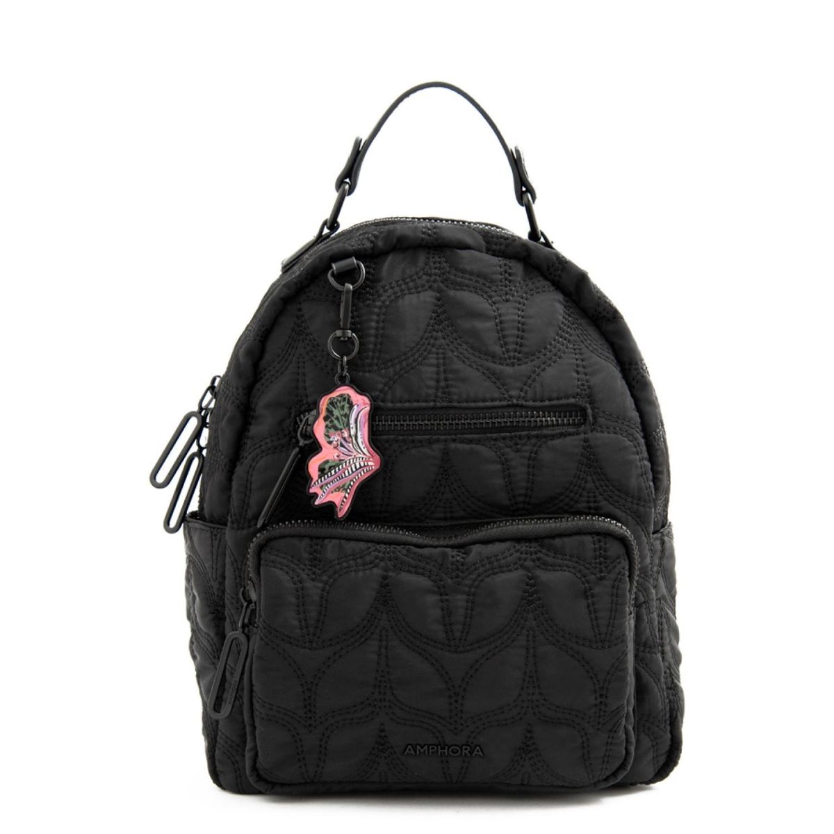 AMPHORA - Mochila Mediana Trinidad Negro Amphora