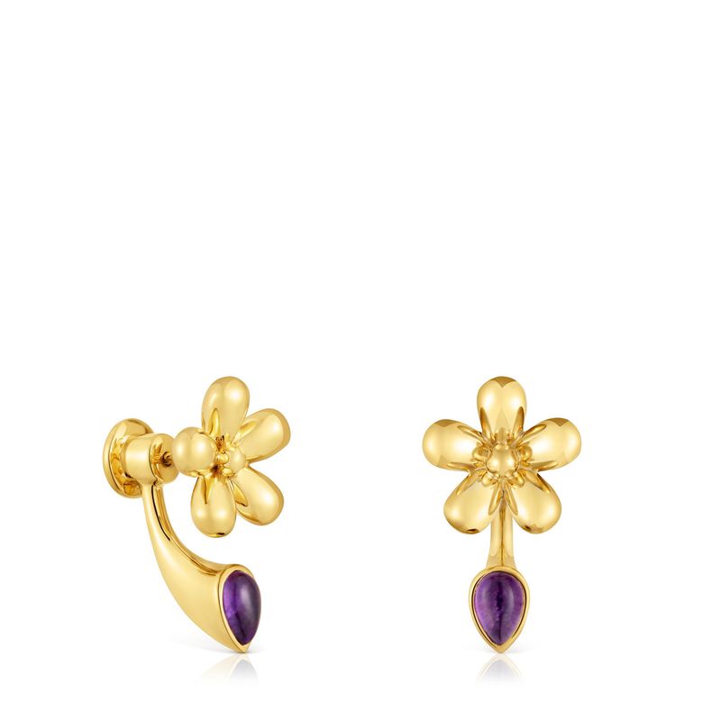 TOUS - Aros Bañados en Oro Mujer Tous