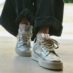 AS 98 - Zapatilla Urbana Mujer Plateado