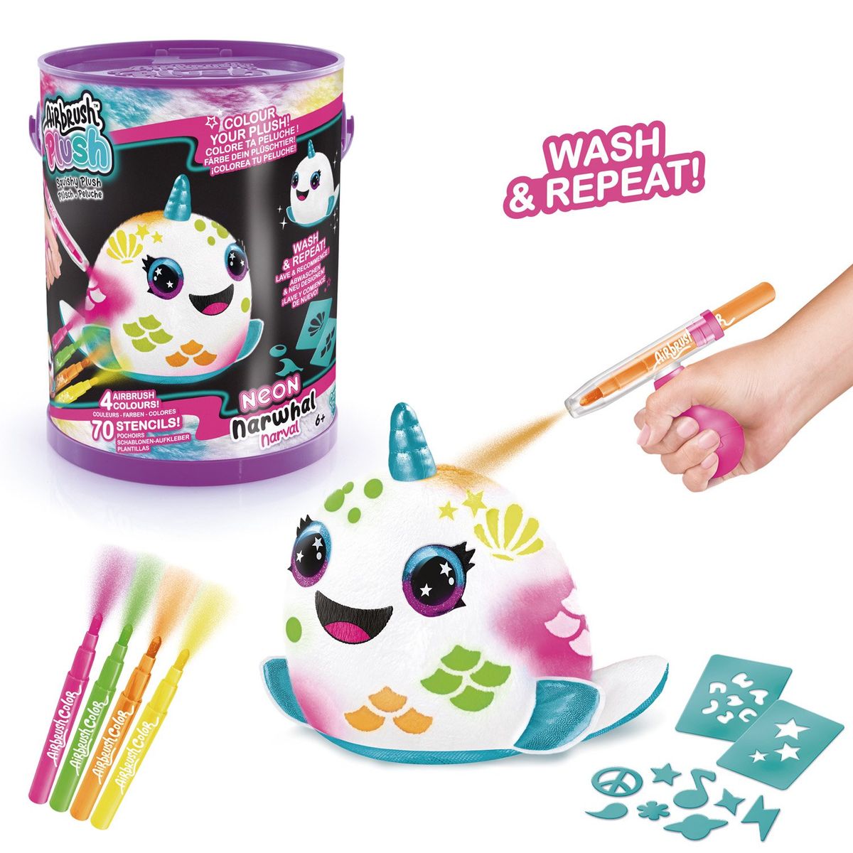 CANAL TOYS - Peluche Animalito para Decorar Neon Canal Toys