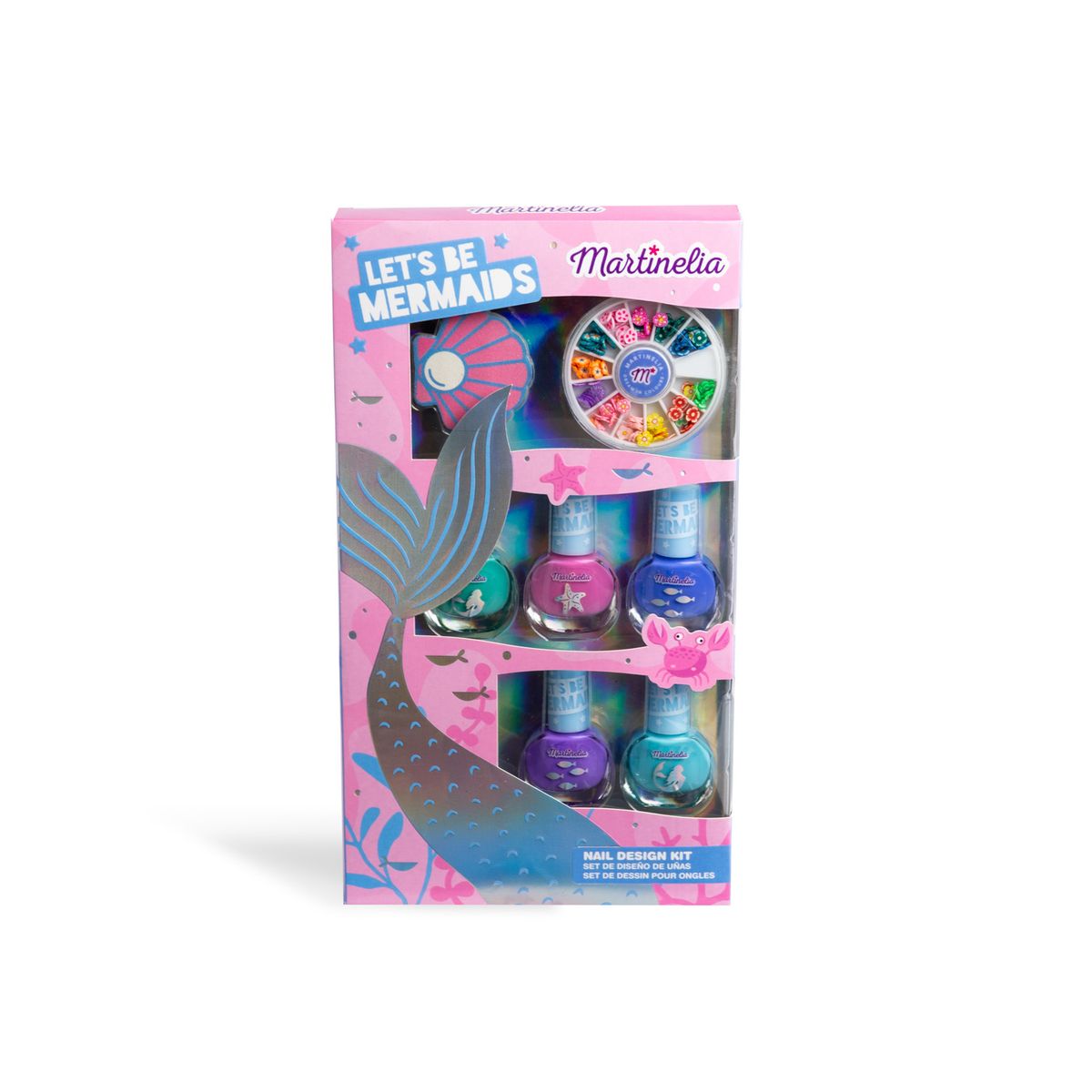 MARTINELIA - Kit de Uñas de Sirena para Niñas Martinelia