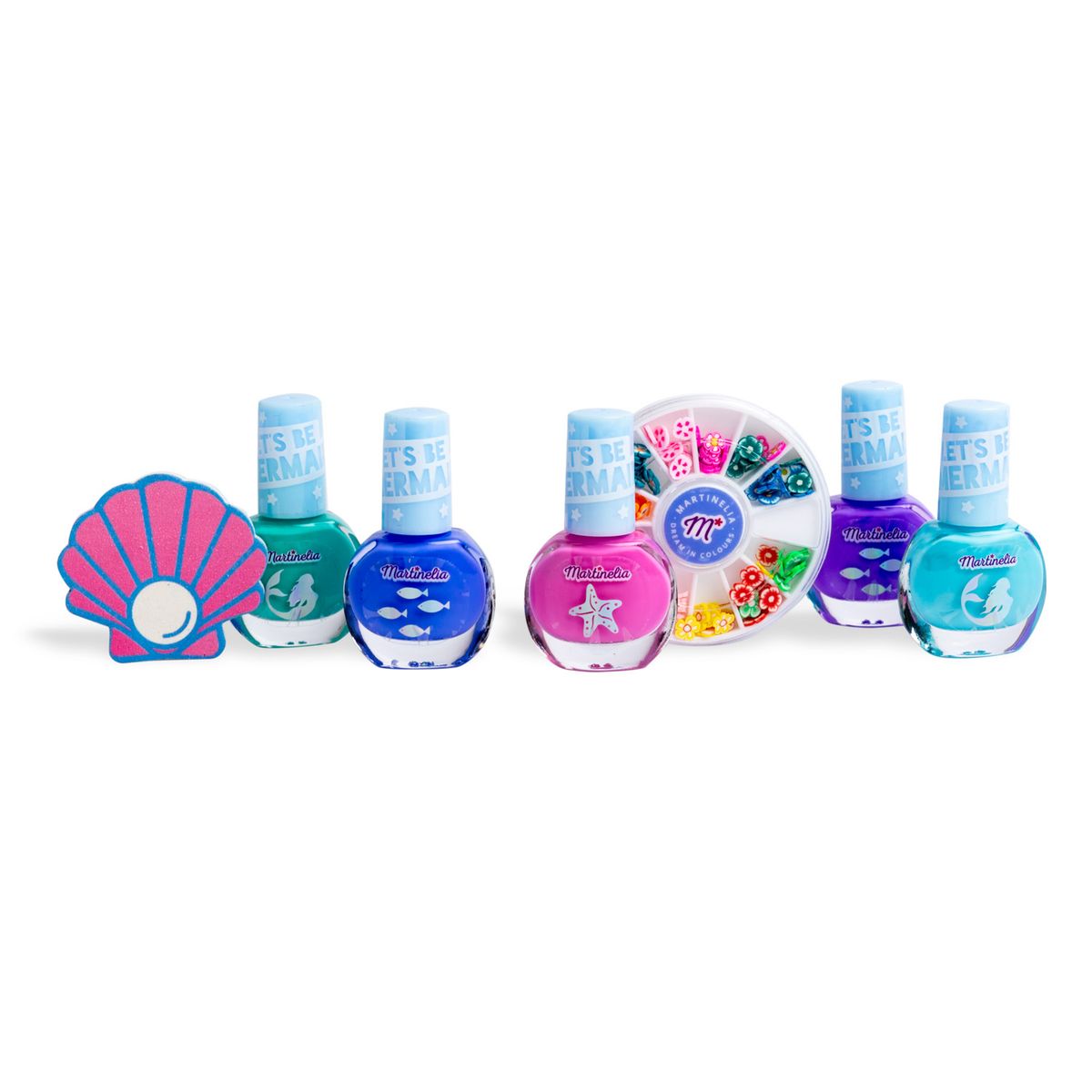 MARTINELIA - Kit de Uñas de Sirena para Niñas Martinelia