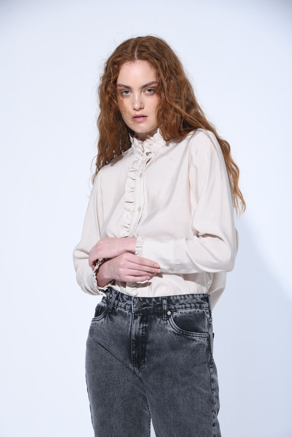 BRICK LONDON - Blusa Manga Larga Mujer
