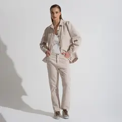 BRICK LONDON - Pantalón Básico Tiro Alto Mujer