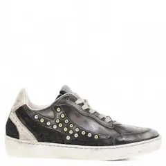 AS 98 - Zapatilla Urbana Mujer Cuero Gris